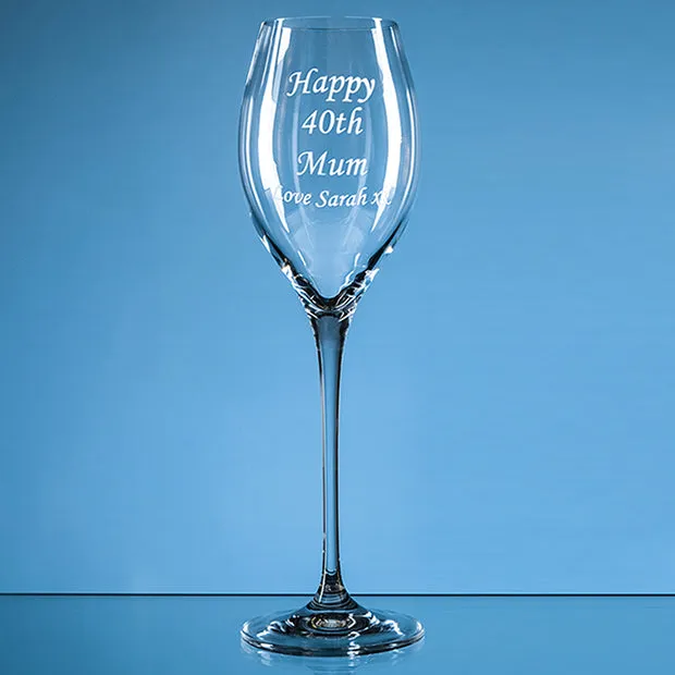 280ml Infinity Prosecco Glass, blue card box