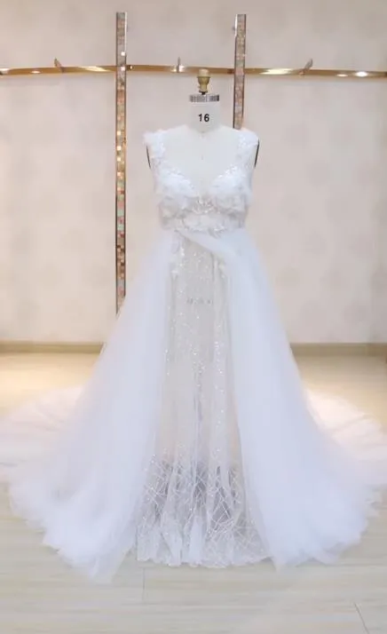3D Floral Sequins Lace Evening Prom Dress Elegant Sleeveless Maxi Dresses Maternity Photoshoot Gowns