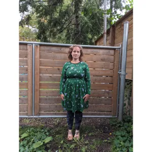 Adult's Hiding Long Sleeve Dress With Gathered Skirt - 2 Left Size 4XL