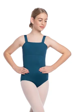 Ainsliewear Square Neck Teal Leotard