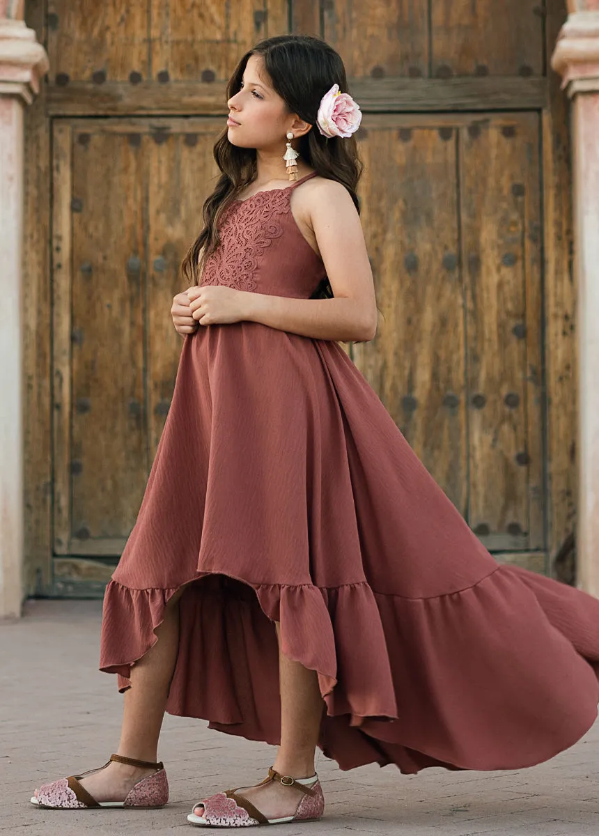 Amala Dress in Clay