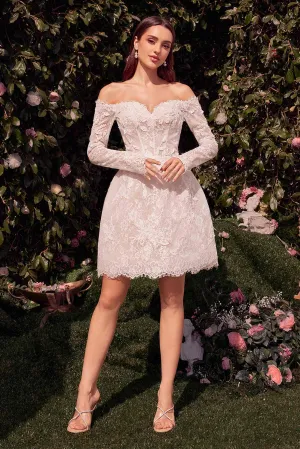Andrea & Leo WL021 Bridal Party Dress Short Off the Shoulder
