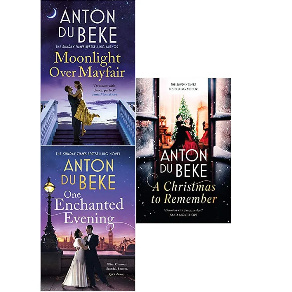 Anton Du Beke 3 Books Collection Set Enchanted (Evening , Moonlight Over , Christmas )