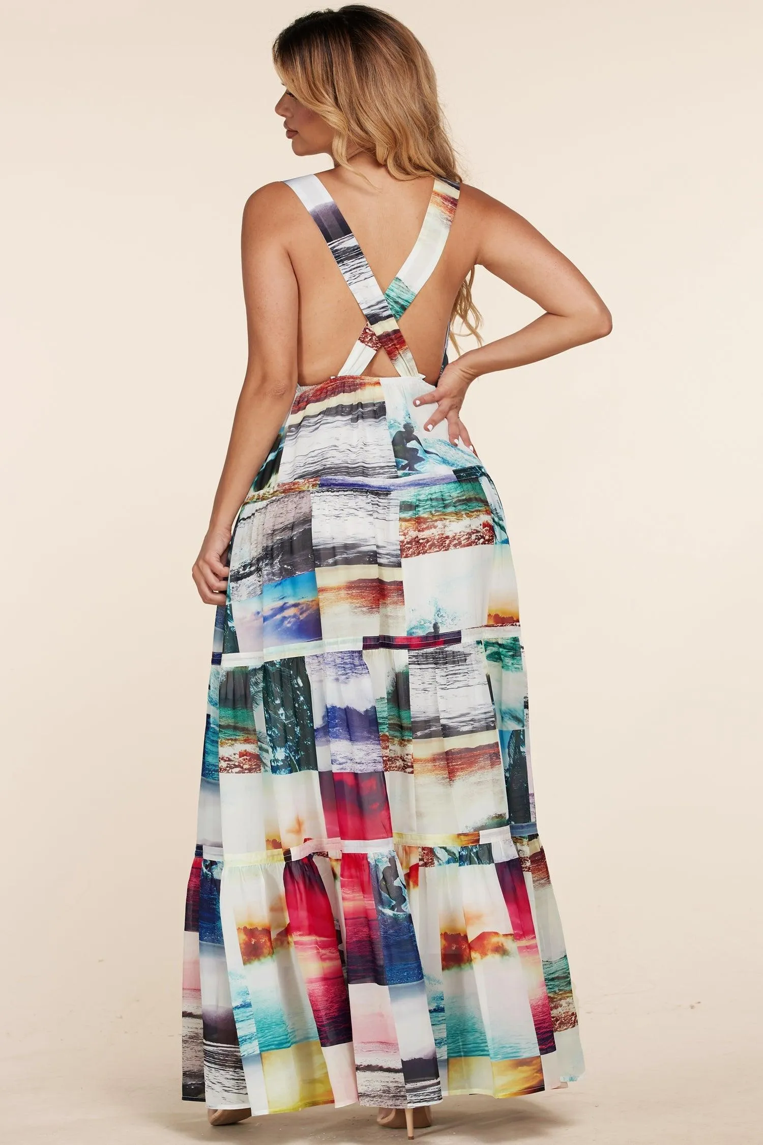 ARTWORK MAXI DRESS