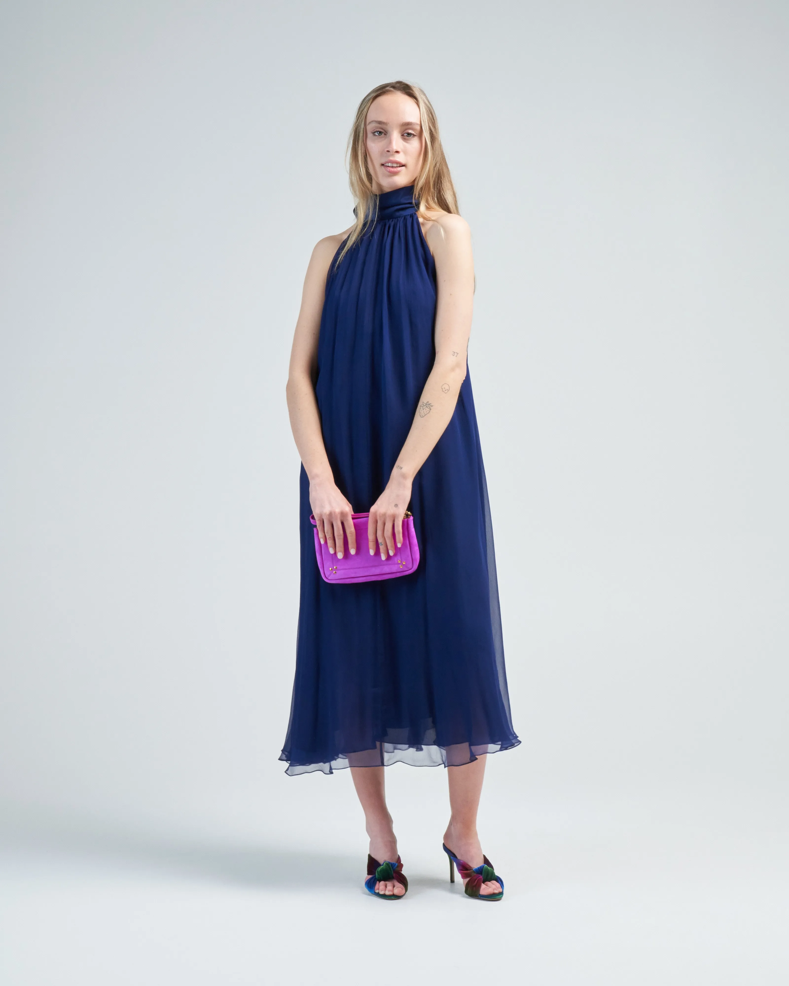atwood chiffon midi dress