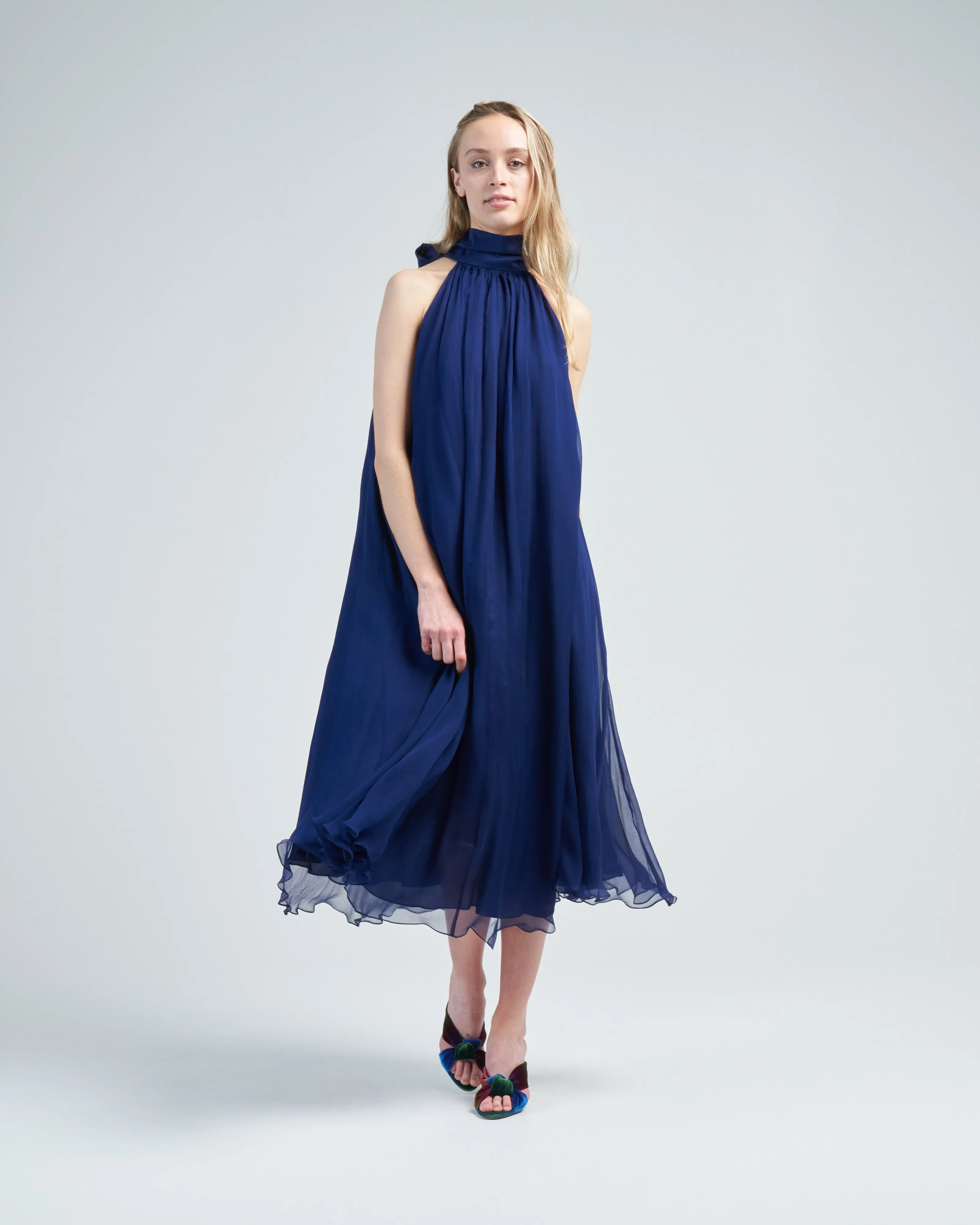 atwood chiffon midi dress