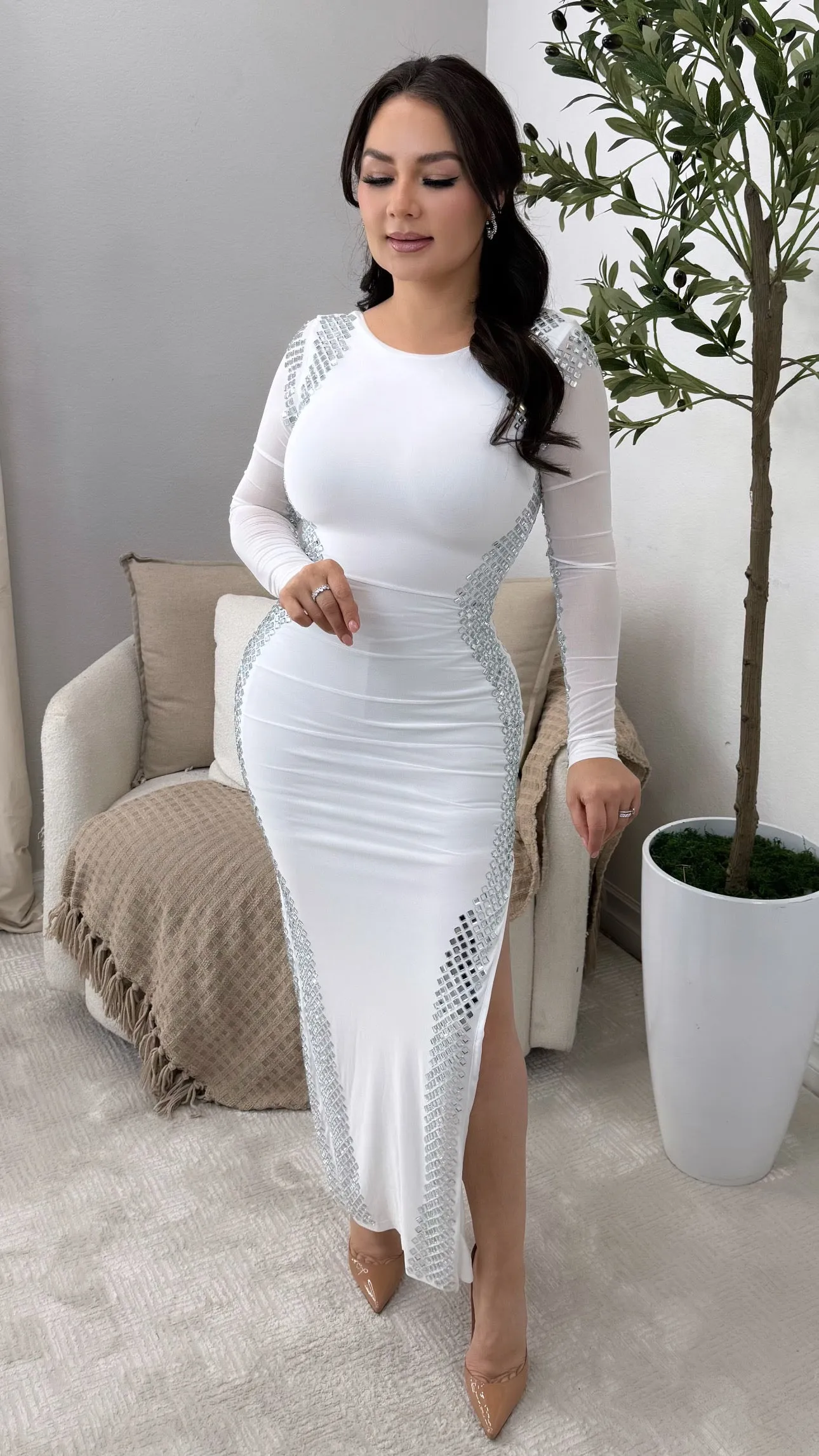 AVA IVORY DRESS
