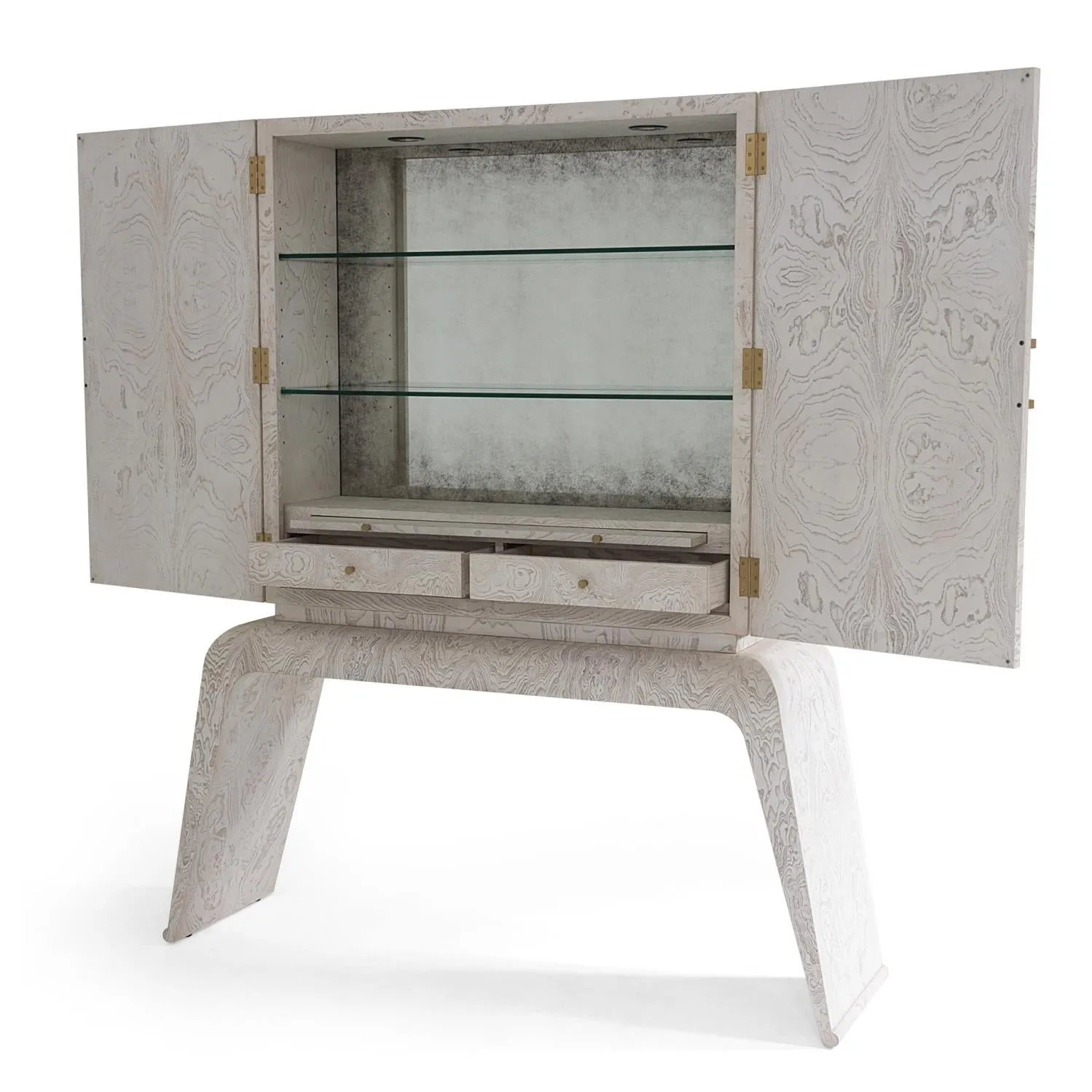 Baxter Bar Cabinet - White