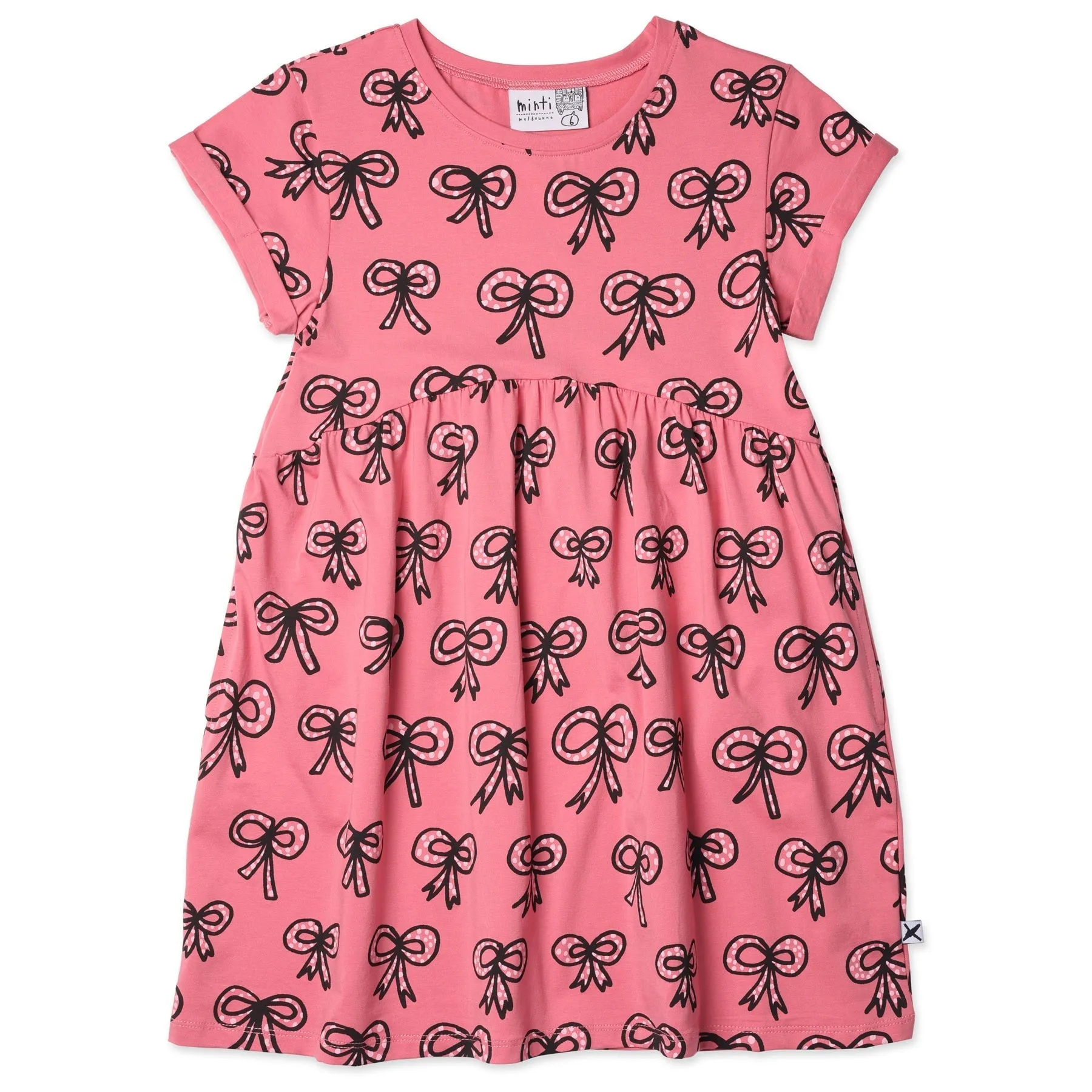 Bows Dress- Rose