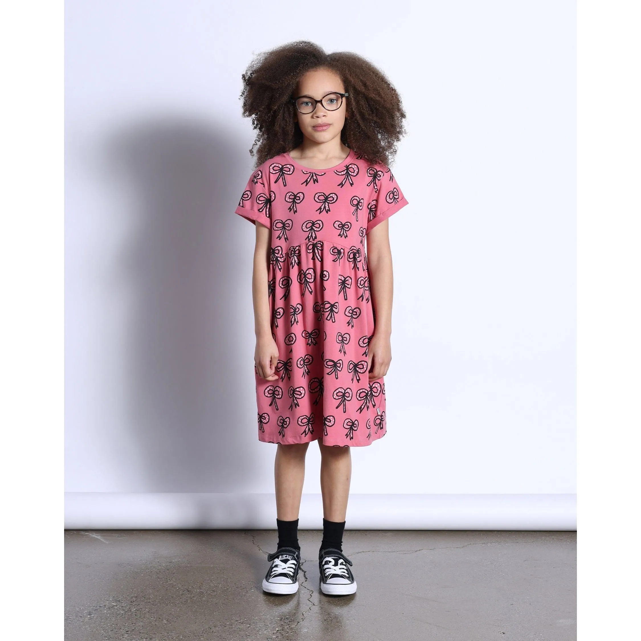 Bows Dress- Rose