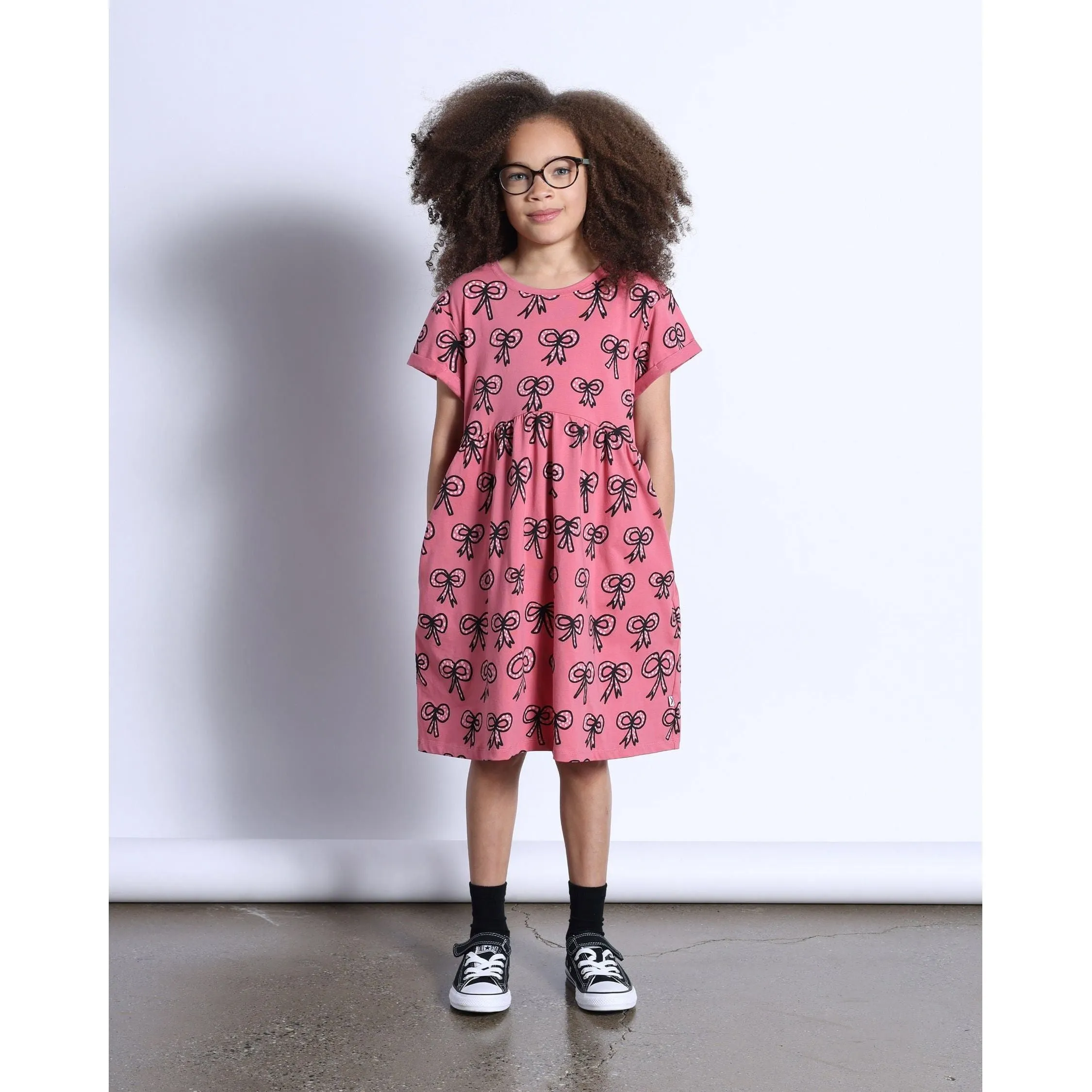 Bows Dress- Rose