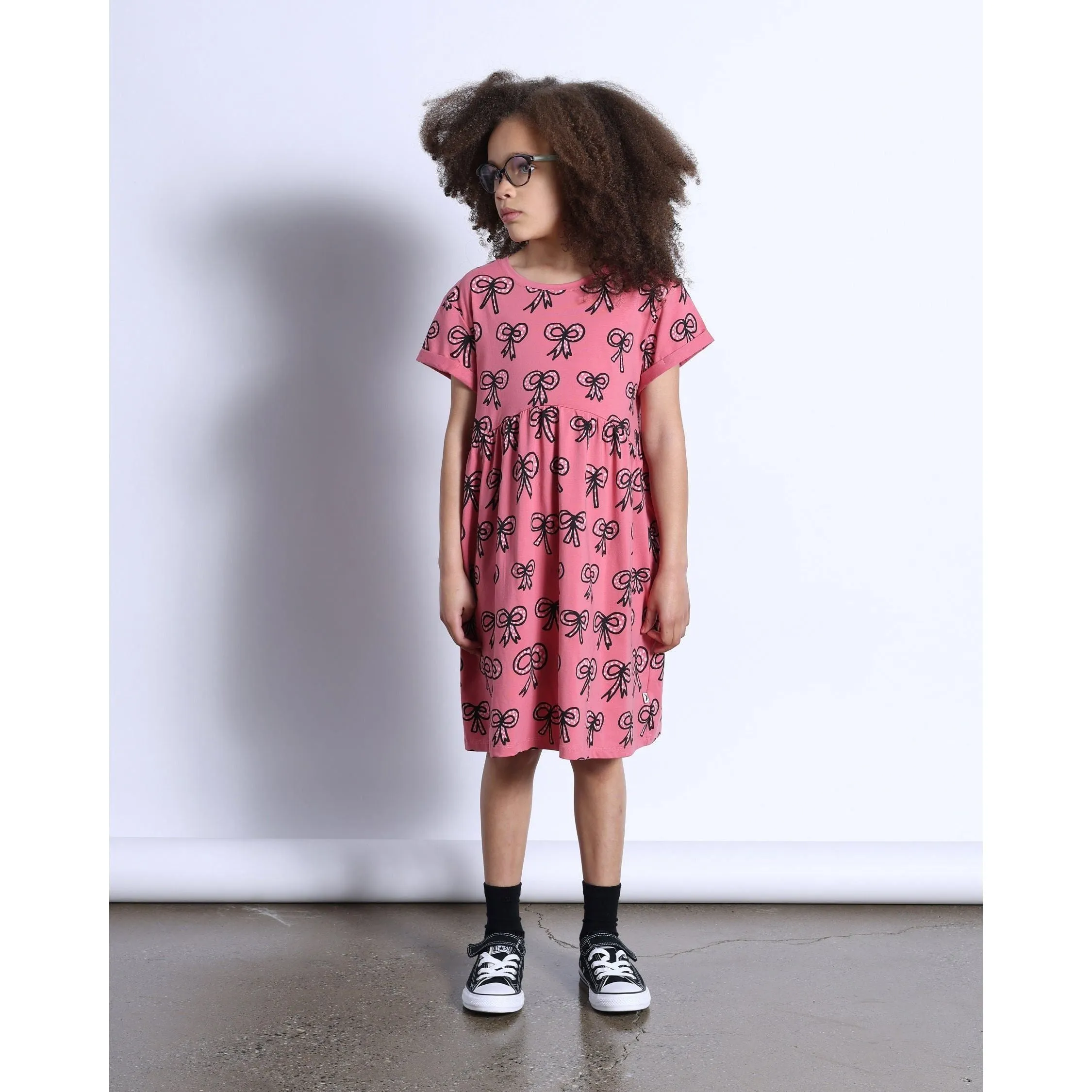 Bows Dress- Rose