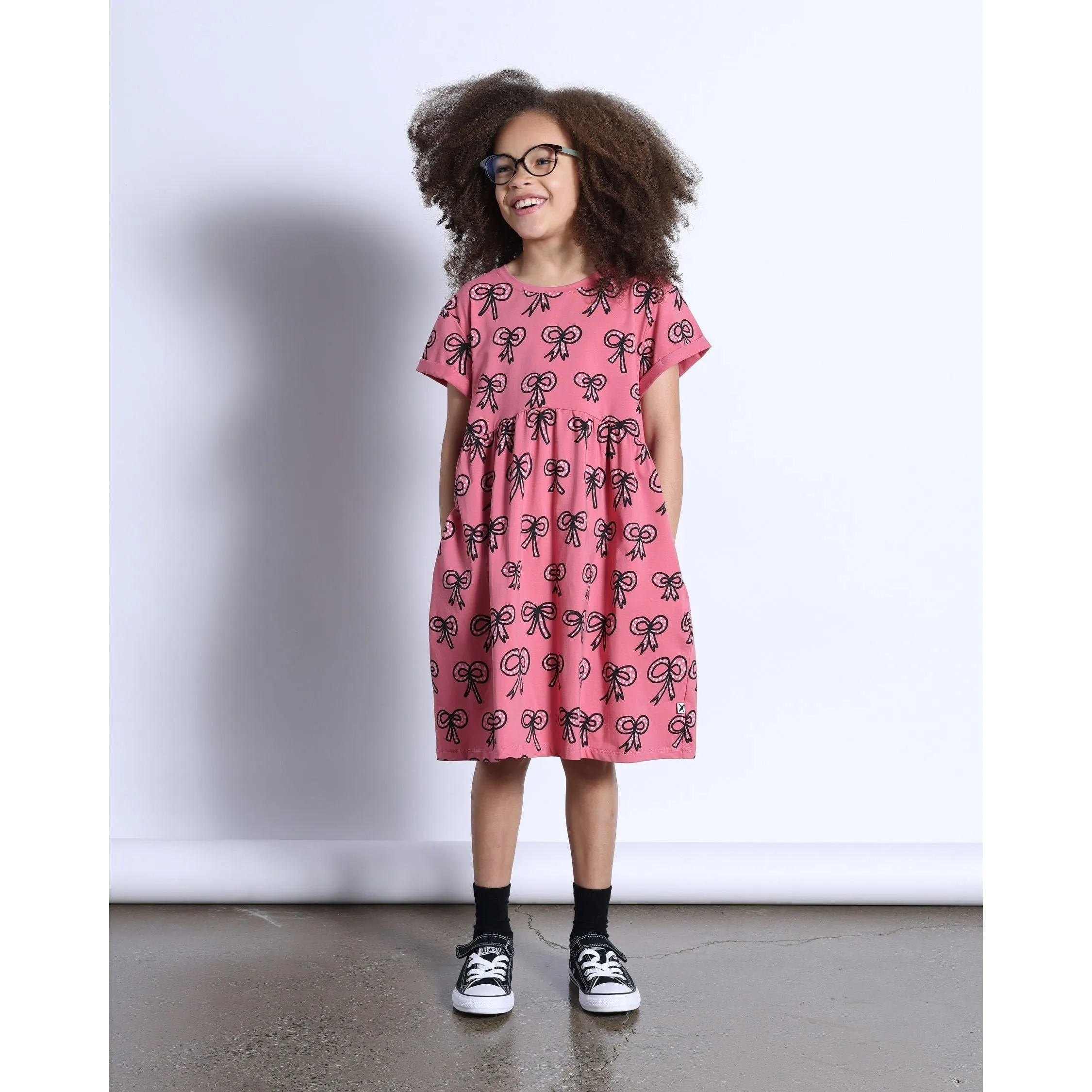 Bows Dress- Rose