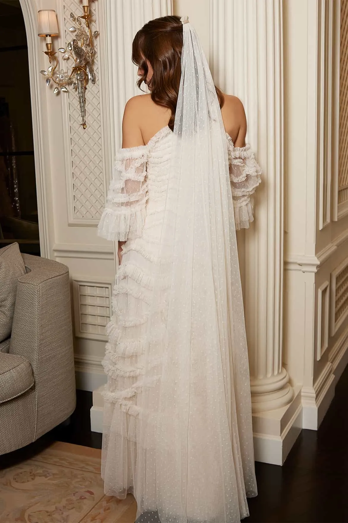 Bronte Off-Shoulder Gown