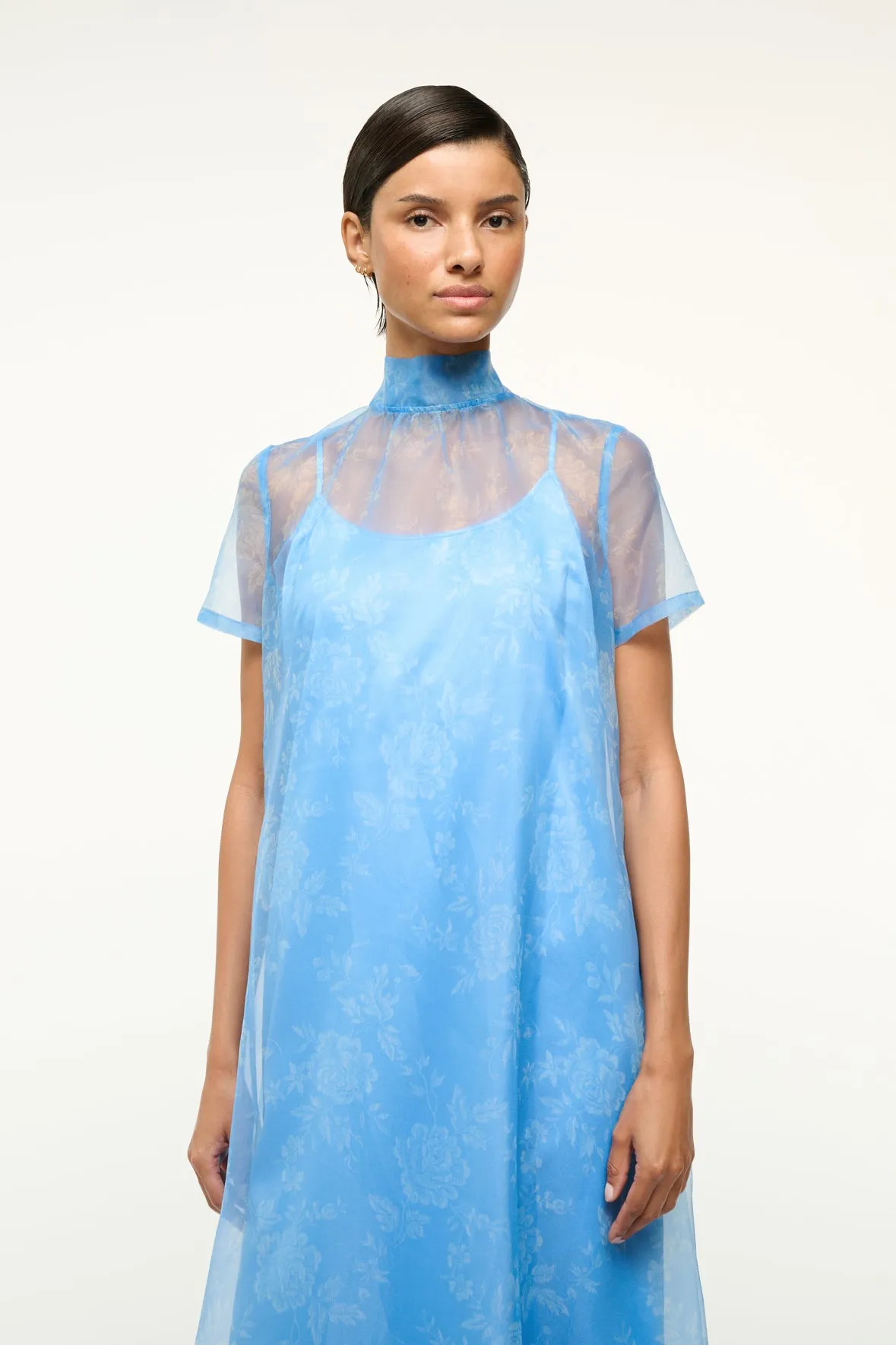 Calluna Dress Blue Rose - NI