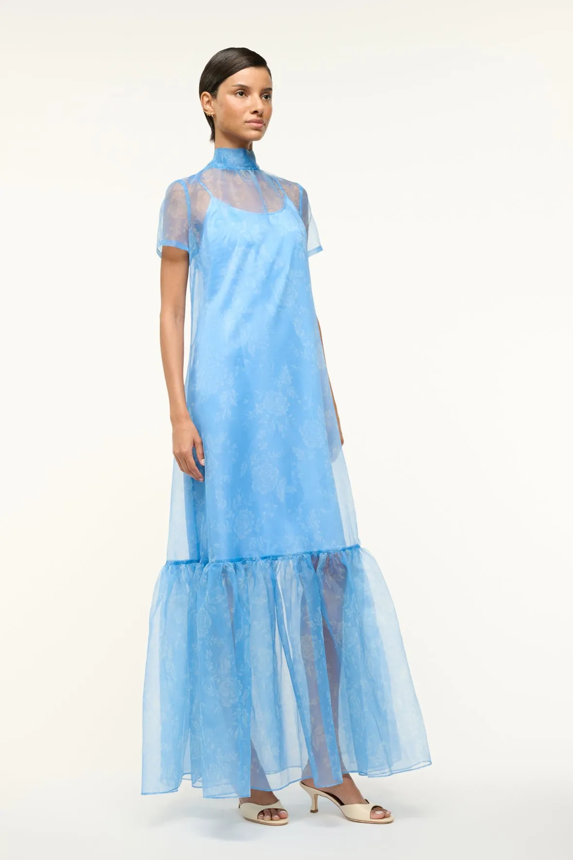 Calluna Dress Blue Rose - NI