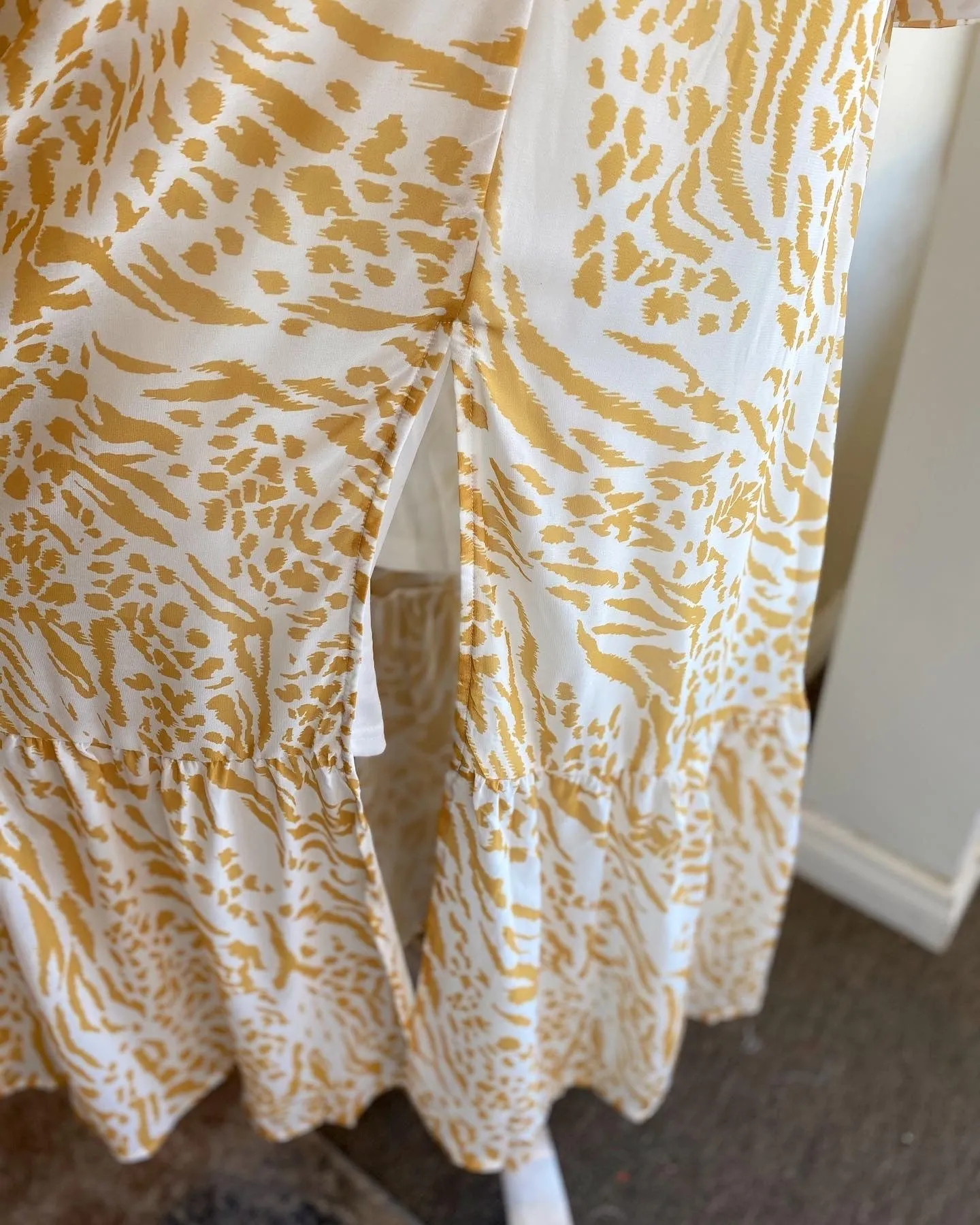 Chiffon Animal Print Maxi