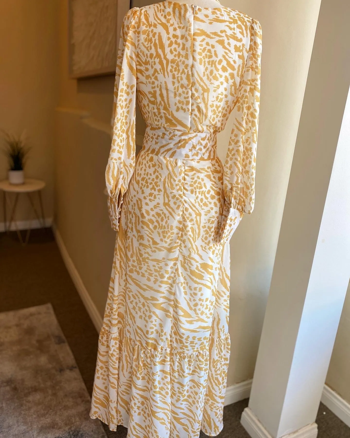Chiffon Animal Print Maxi