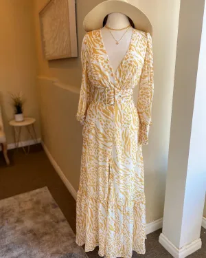 Chiffon Animal Print Maxi