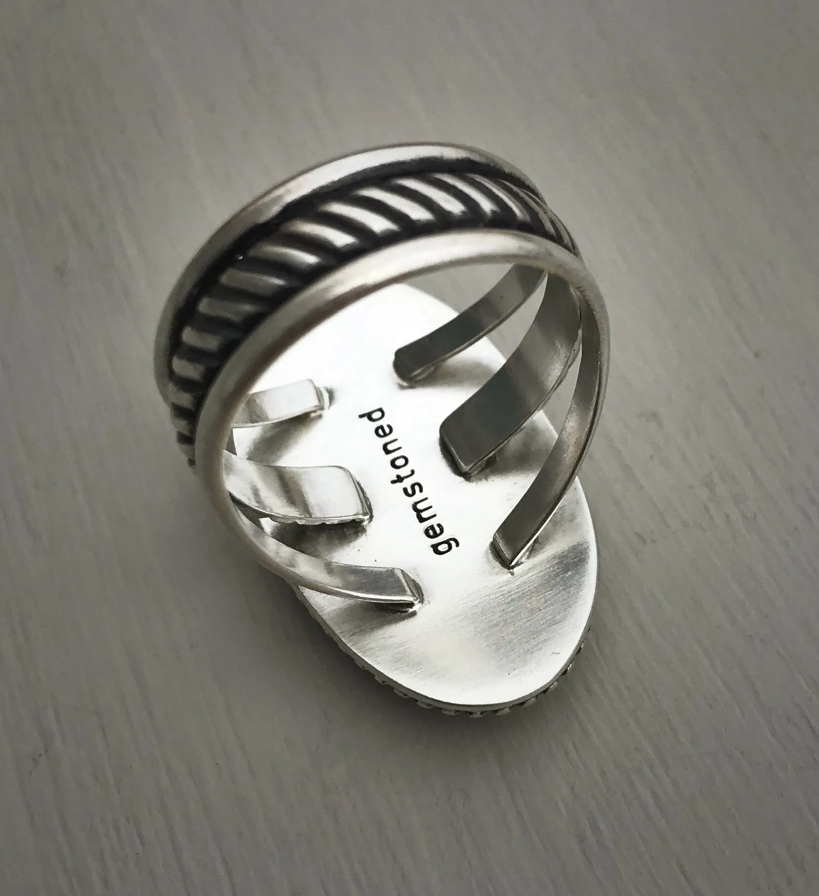 Crazy Lace Agate Ring