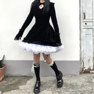Dark punk dress KF81722