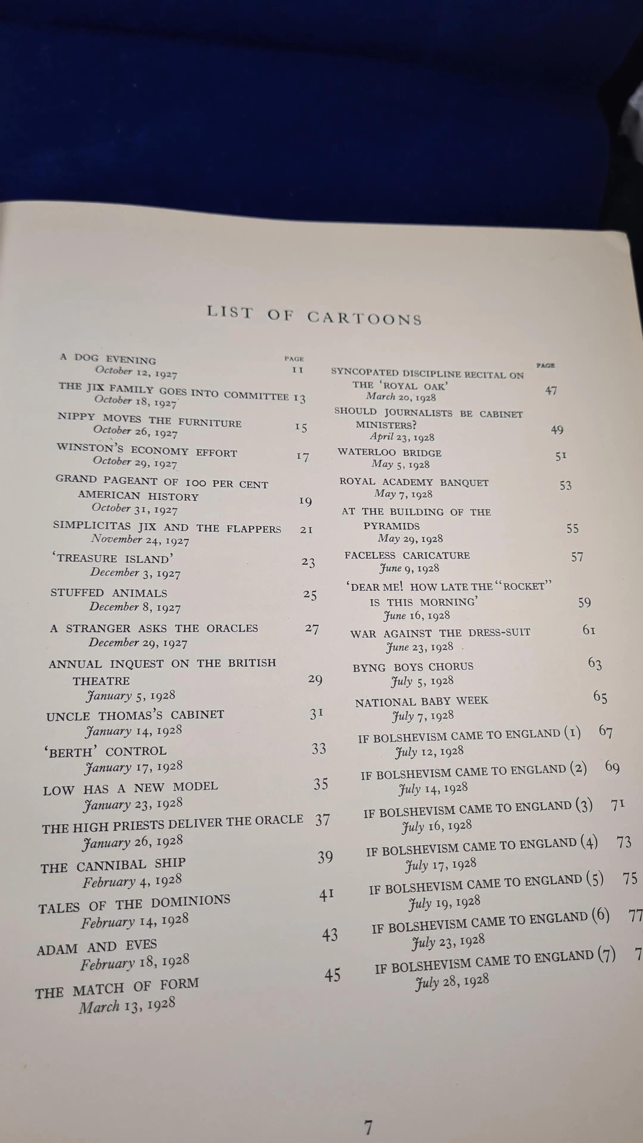 David Low The Best Of, Jonathan Cape, 1930