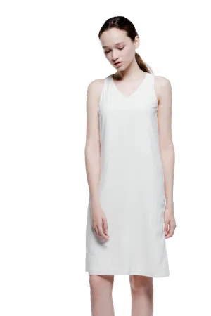 Daylight V neck Sleeveless Midi Dress