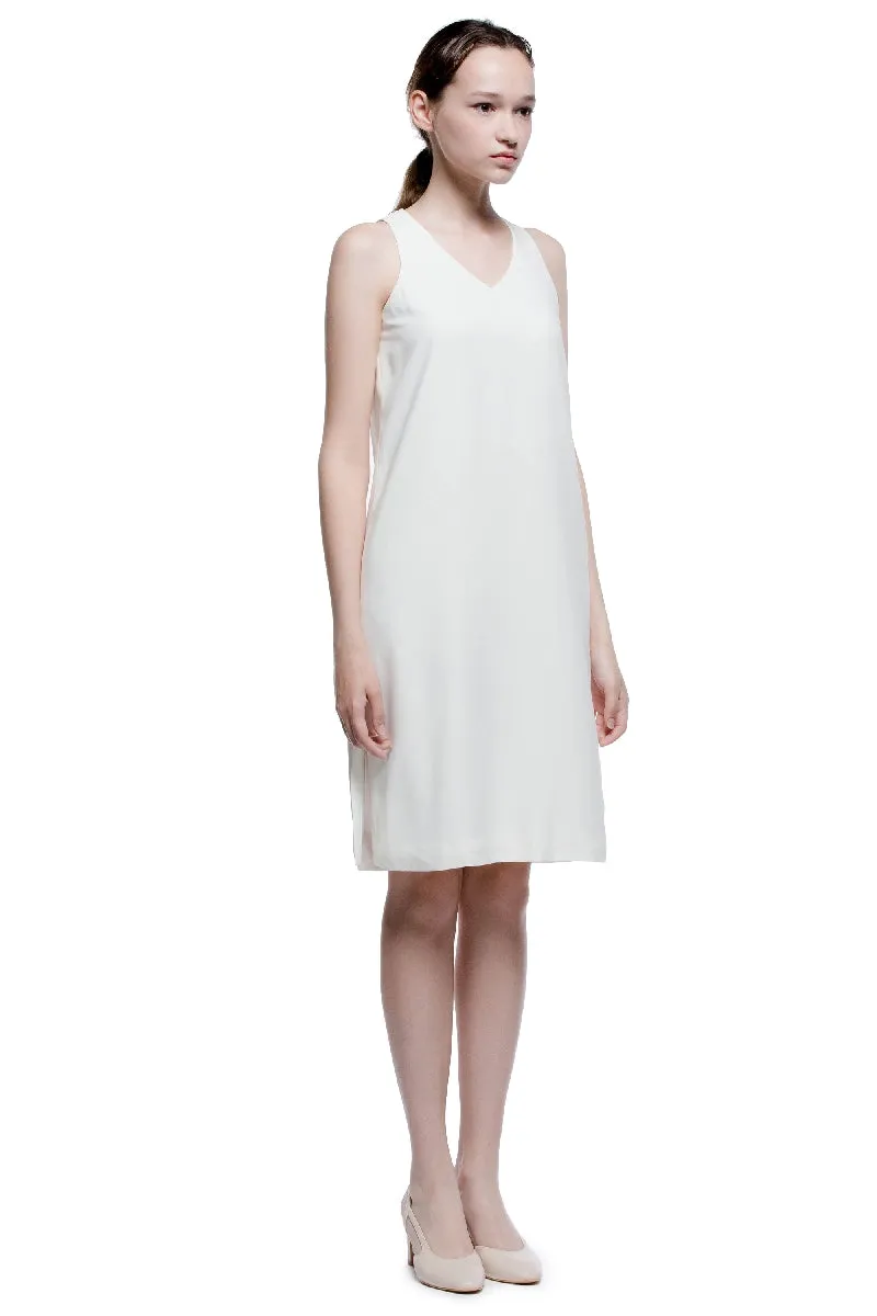 Daylight V neck Sleeveless Midi Dress