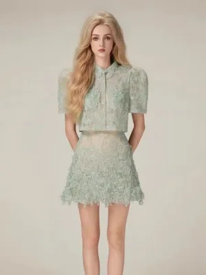 Deb Two-Piece Mini Skirt Set