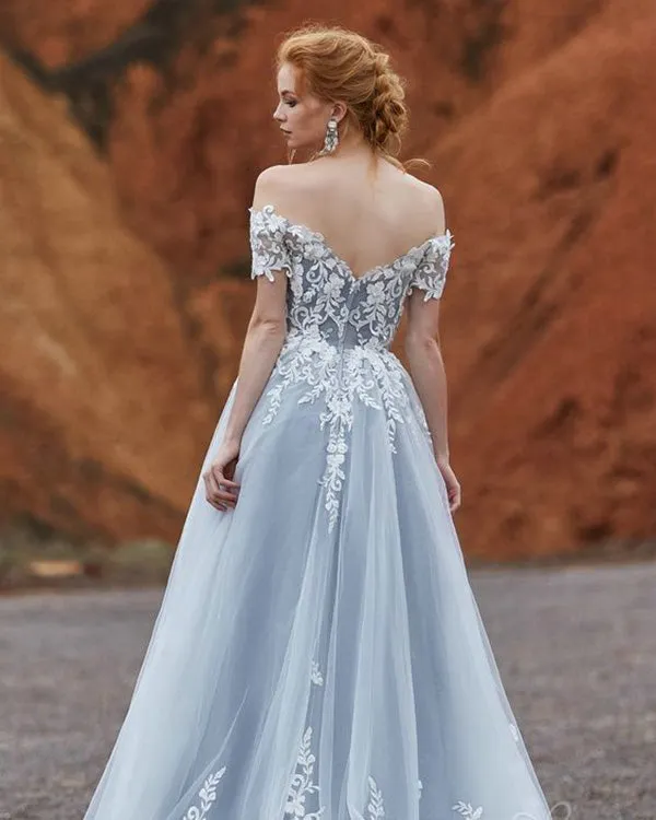 Delicate Lace Prom Dresses with Cap Sleeve Appliques Long Prom Gowns for Party