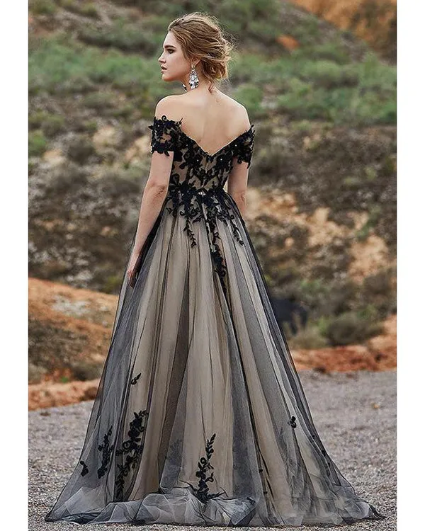 Delicate Lace Prom Dresses with Cap Sleeve Appliques Long Prom Gowns for Party