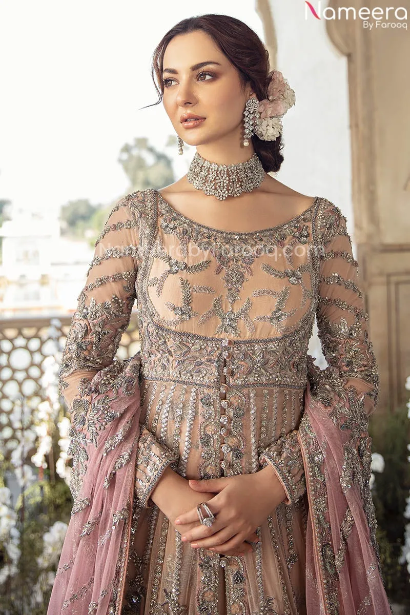 Designer Bridal Lehenga Gown Anarkali Dress #BN865