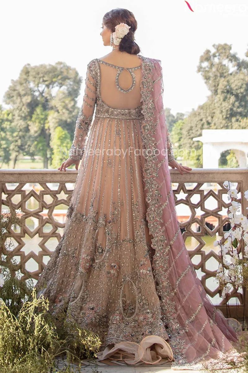 Designer Bridal Lehenga Gown Anarkali Dress #BN865
