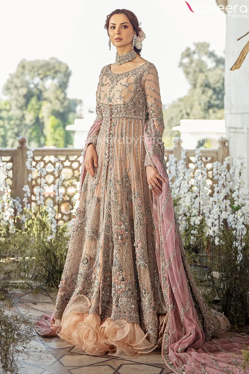 Designer Bridal Lehenga Gown Anarkali Dress #BN865