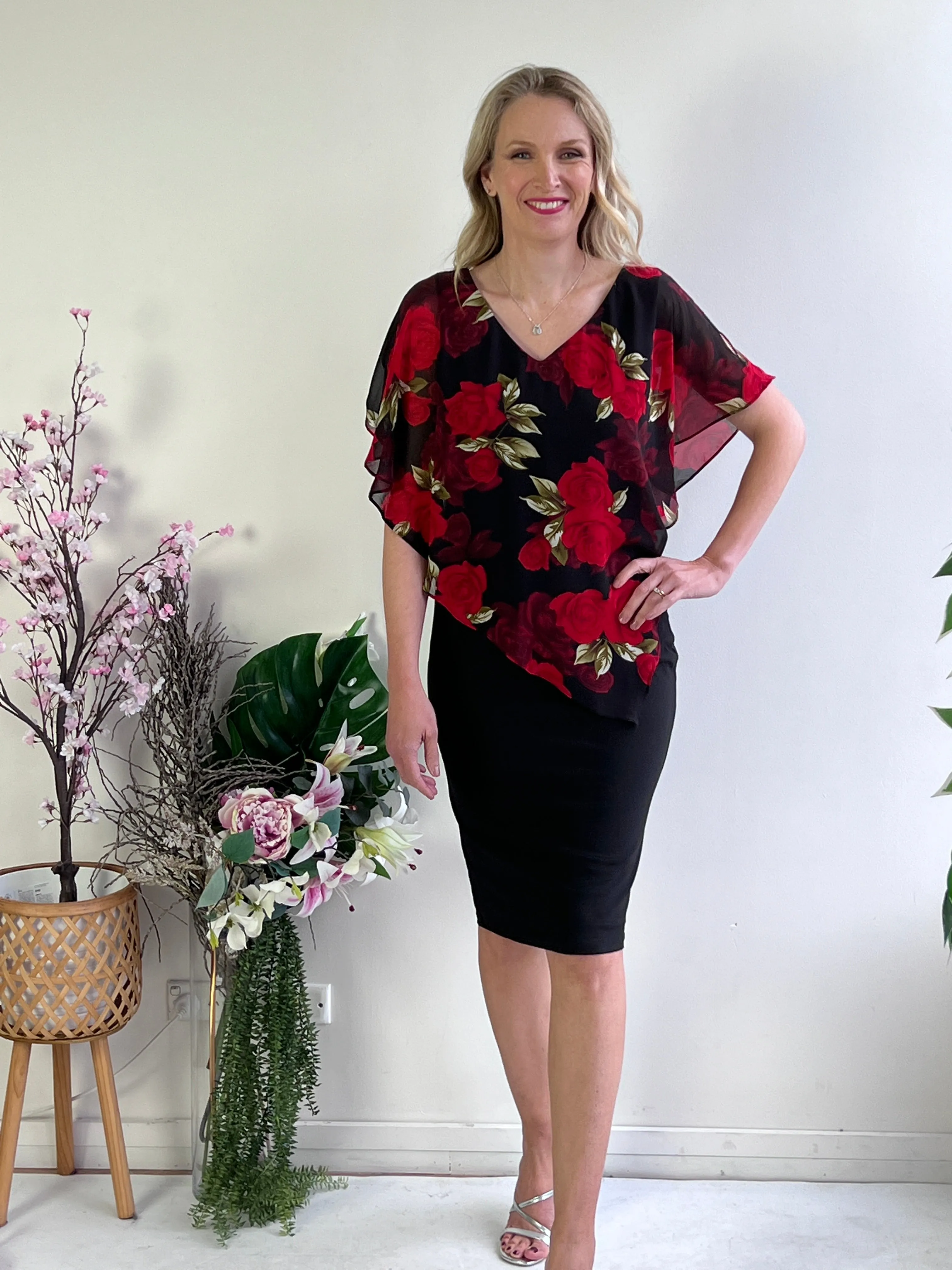 Eden Black Evening Dress