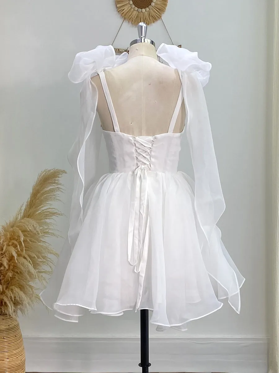 Elegant Sweetheart Short Prom Party Dress Mini Homecoming Dress YW240515