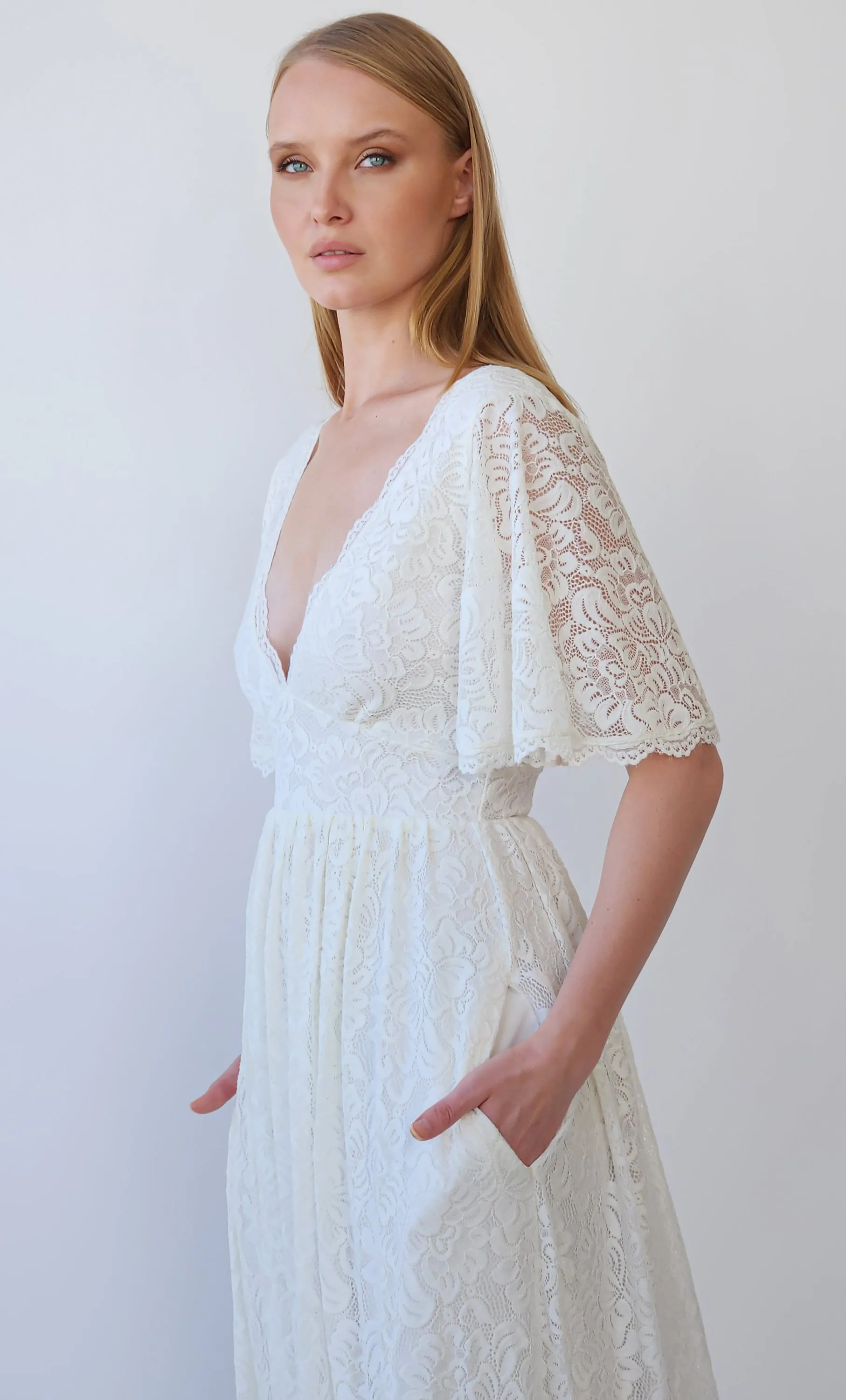 Empire Lace Dress #1383