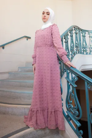 Evelyn Maxi Dress - Dark Mauve
