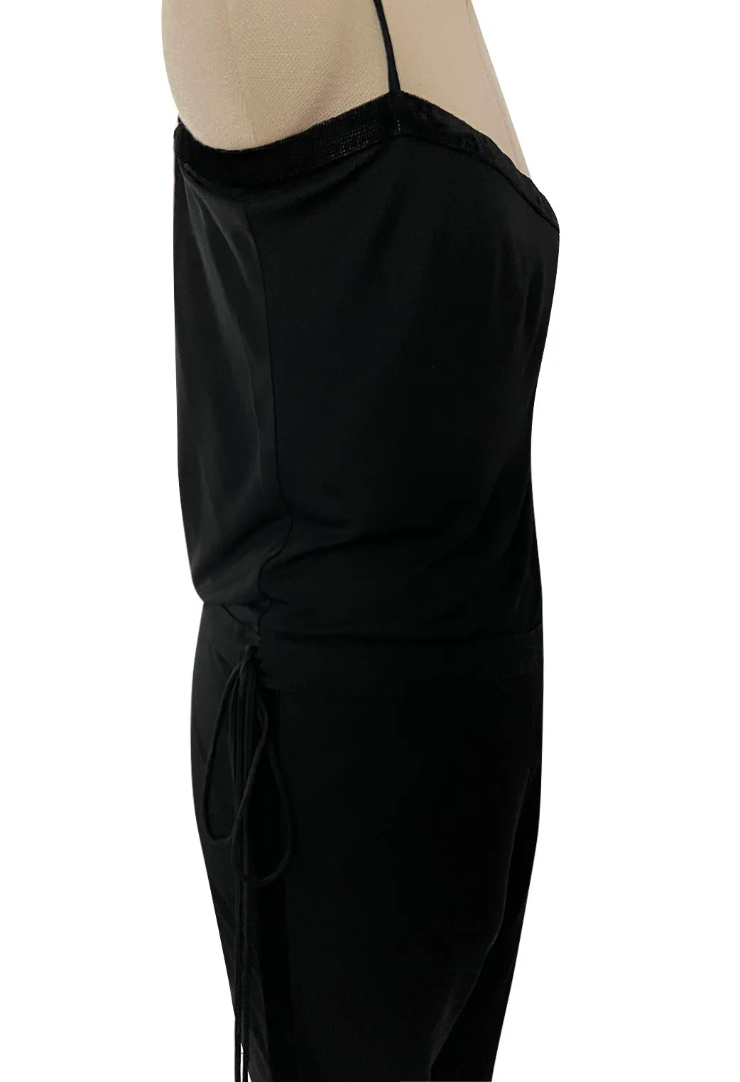 Fall 2009 Gucci by Frida Giannini Ad Campaign Black Jersey Draped Back Jumpsuit