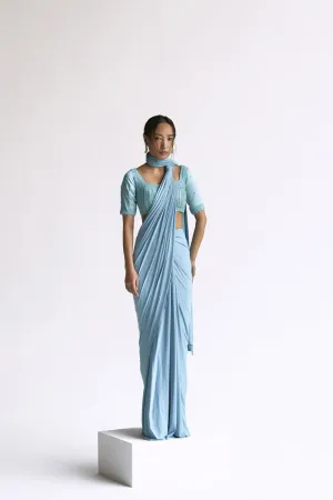 Flounce High Low Midi Dress