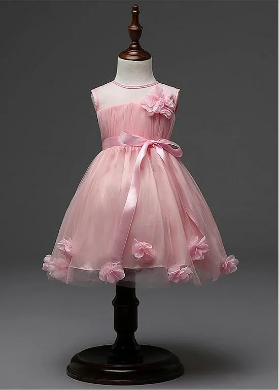 Flower Girl Dresses With Handmade Flowers