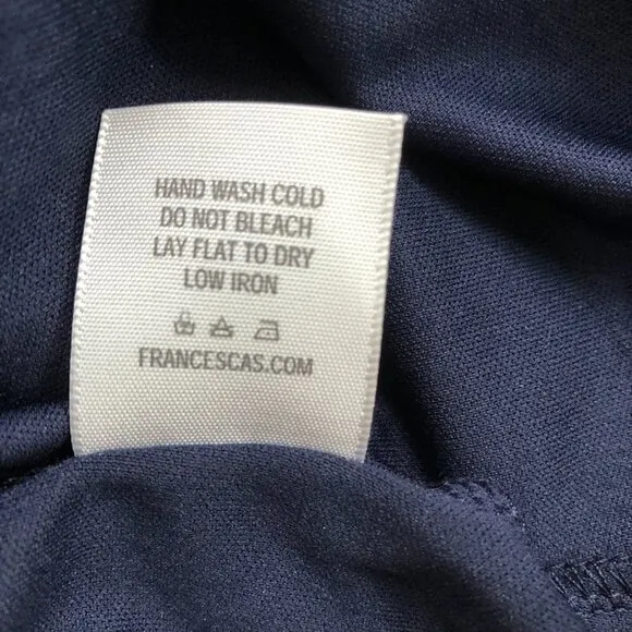Francesca’s Navy and Gold Lace Cold Shoulder Midi Dress Large