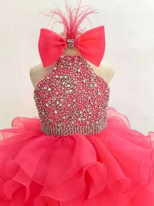 Glitzly Childs/Toddler/Baby Girl/Baby Miss Formal Gowns