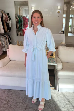 Holly Shae Catherine Midi in Mint Seersucker
