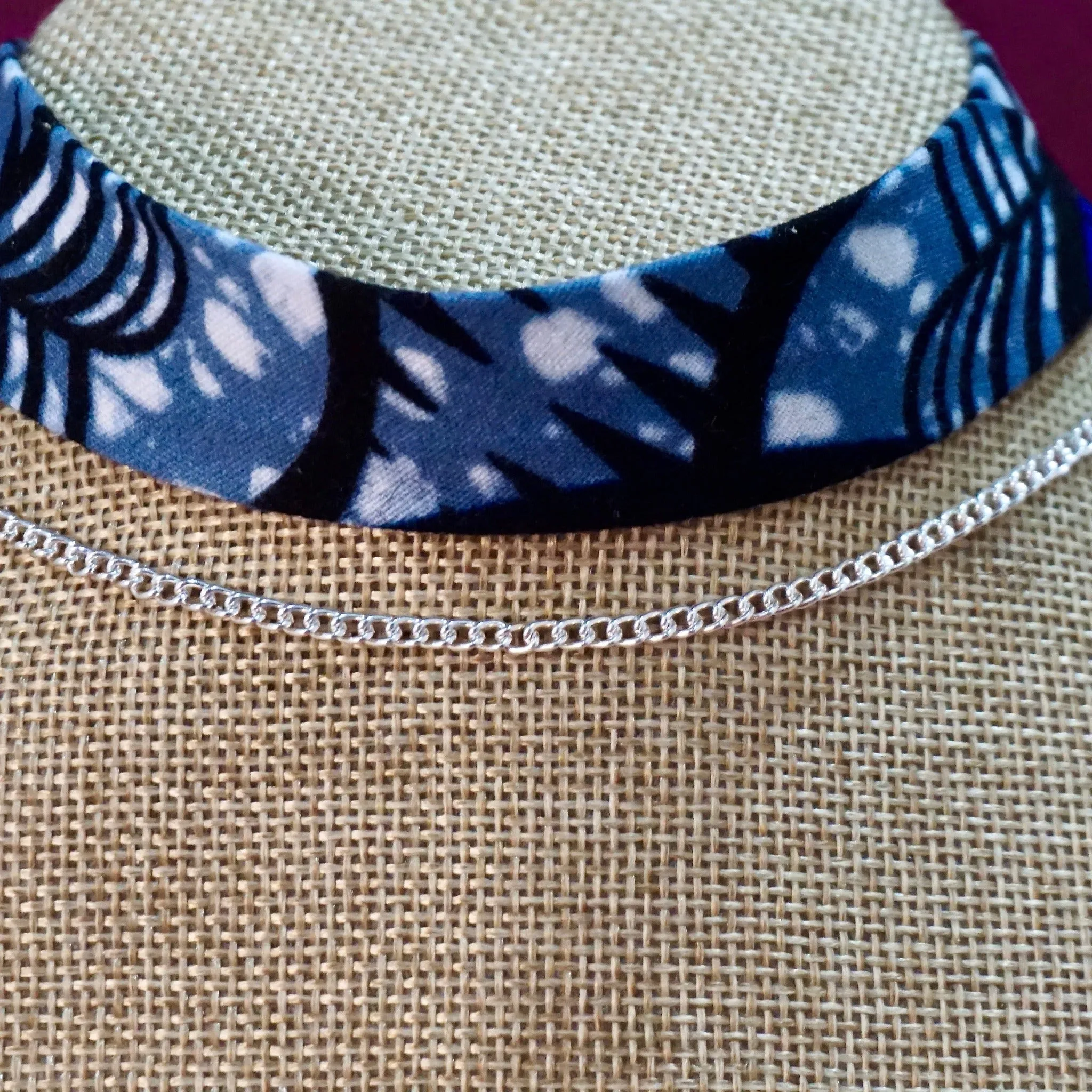 Ilargi Ankara Fabric Choker