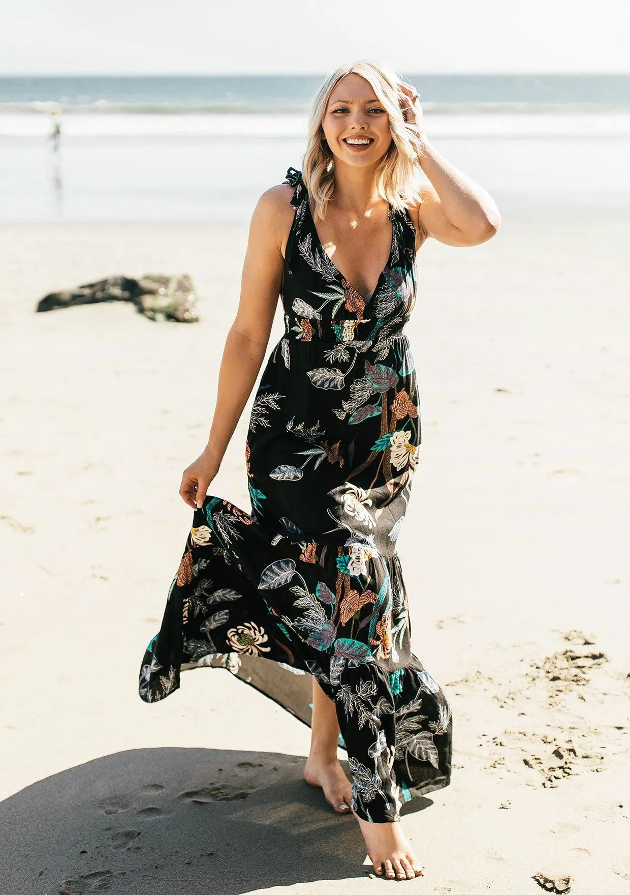 It's A Mood Floral Maxi Dress