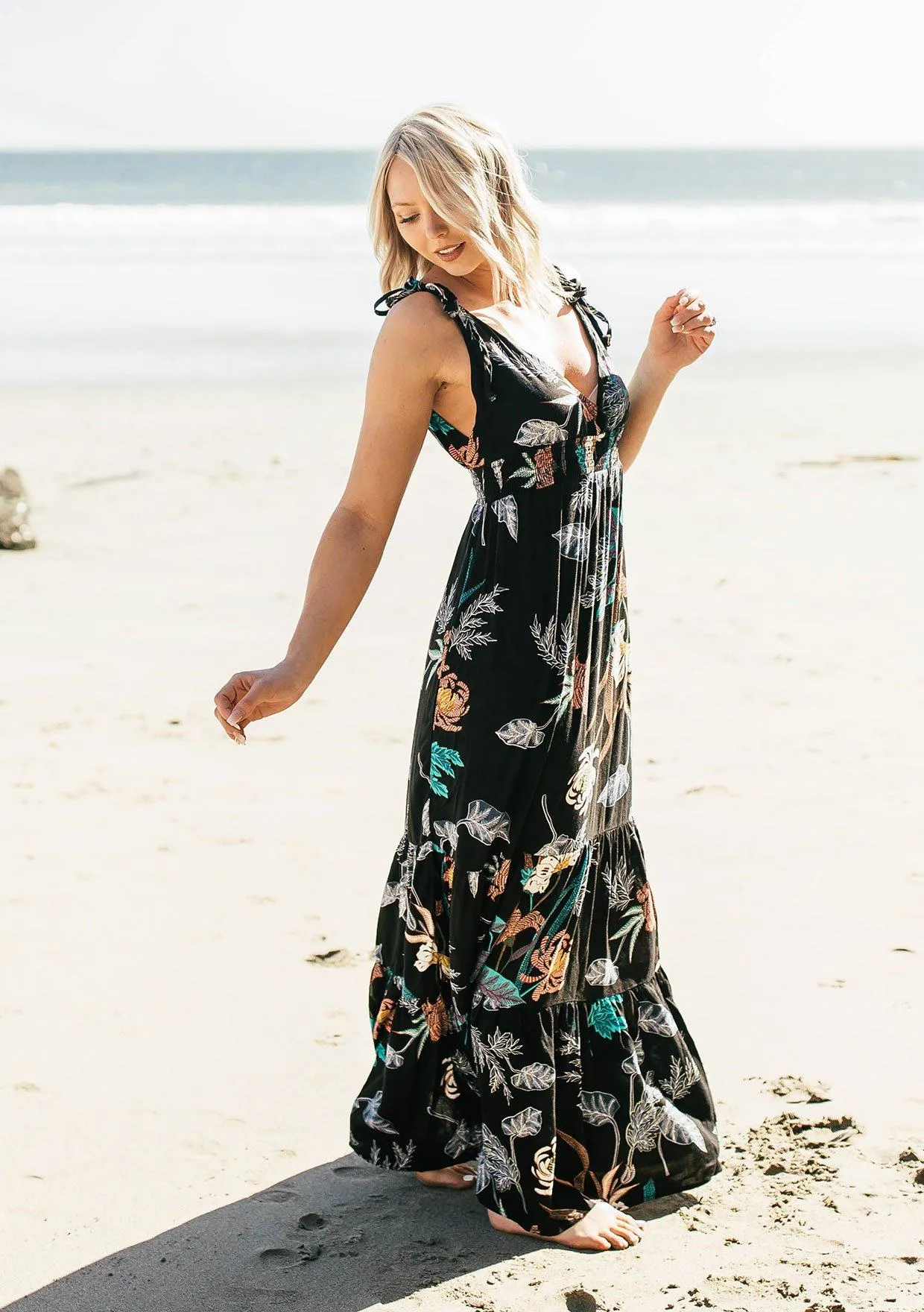 It's A Mood Floral Maxi Dress