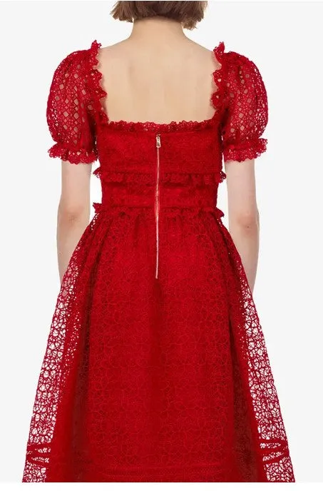 Jenna Flower Lace Dress