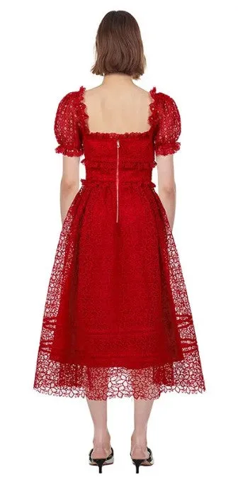 Jenna Flower Lace Dress