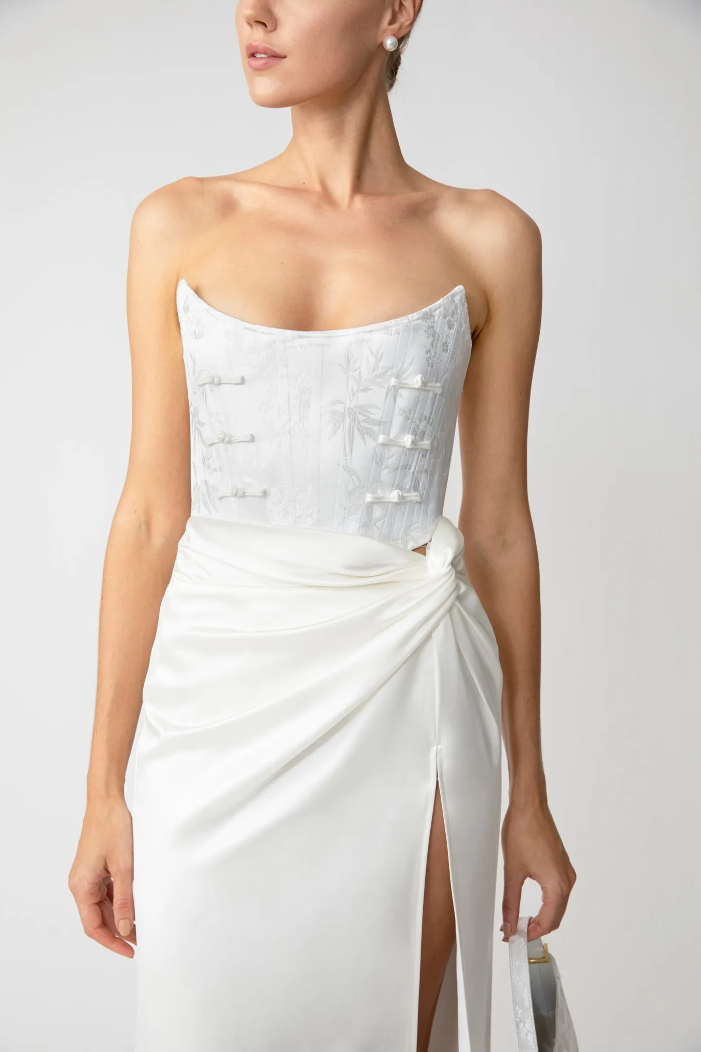 Julia Jacquard Gown